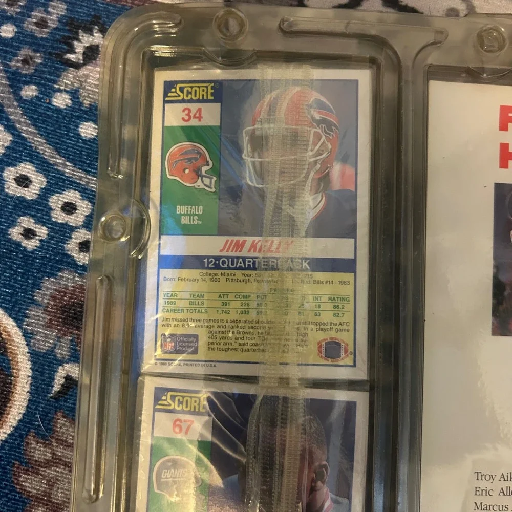 90-91 Score Football 100 Hottest Stars Rising Stars 100 Card Set Book Bo Jackson